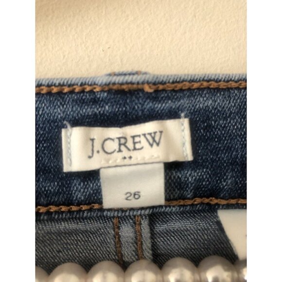 JCrew Womens Size 26 Denim Shorts Raw Hem Stretch - Picture 5 of 5